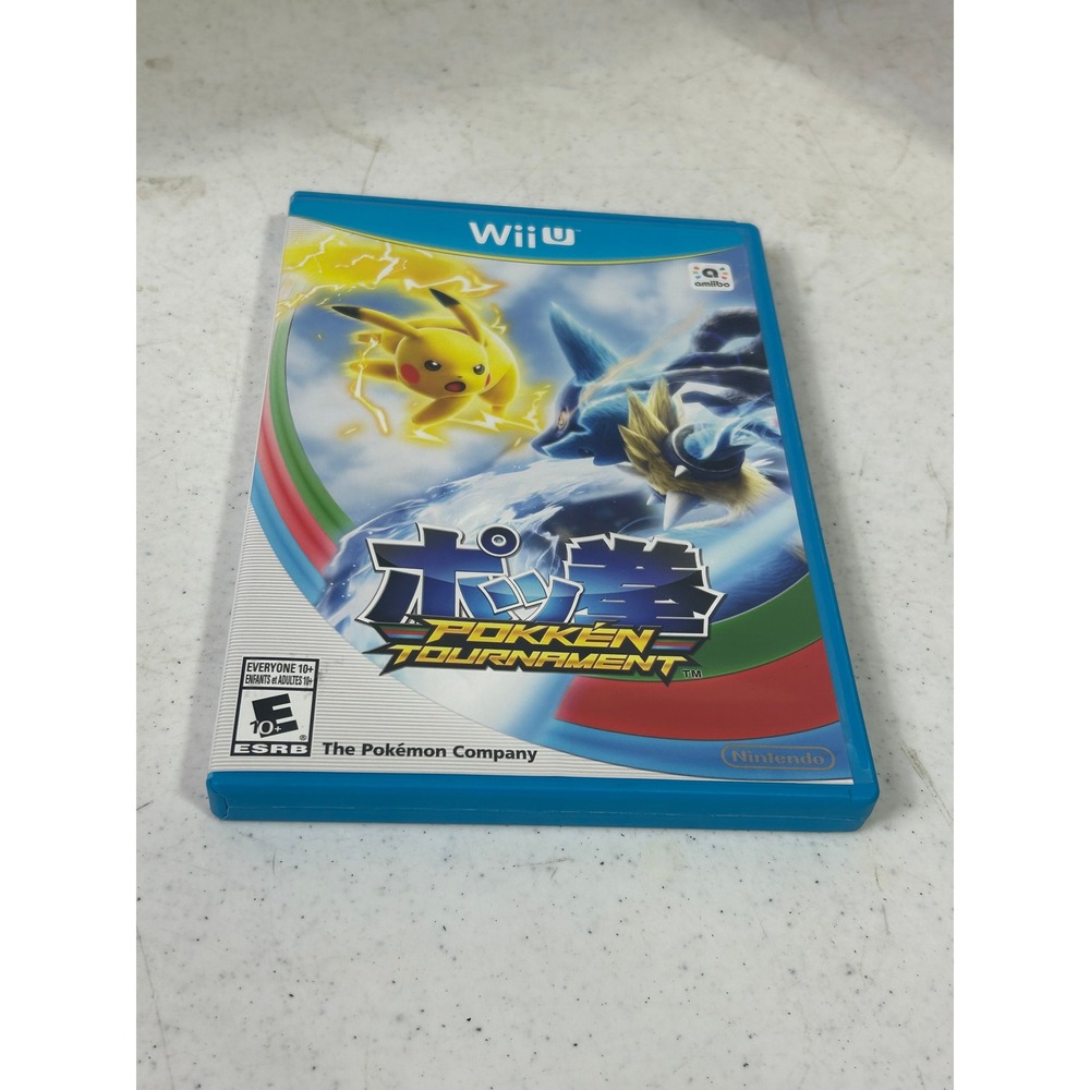 Pokken Tournament Nintendo Wii U Game Pokemon Fighting Pikachu Lucario WUP P AKZ